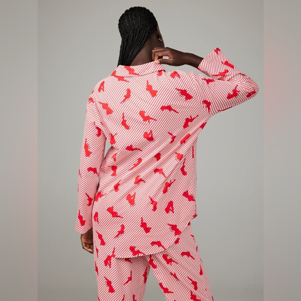 SAVAGE X FENTEY NIGHT STAR CHASER PAJAMAS - RED SIZE 1X (NEW WITH TAGS) A24 - Picture 7 of 11